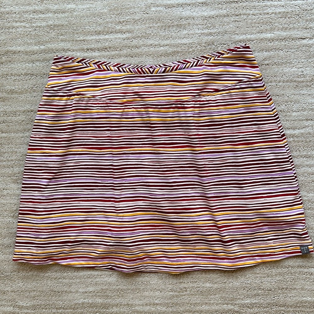 Title Nine Multicolor Striped Skort